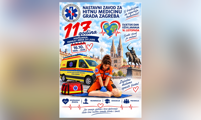 117 godina Nastavnog zavoda za hitnu medicinu Grada Zagreba