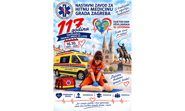 117 godina Nastavnog zavoda za hitnu medicinu Grada Zagreba