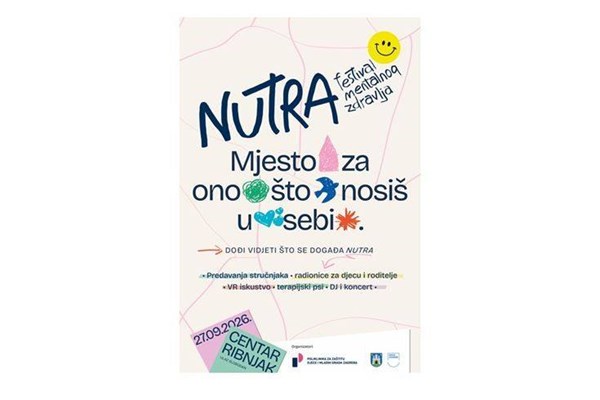 Festival mentalnog zdravlja djece i mladih NUTRA – mjesto za ono što nosiš u sebi