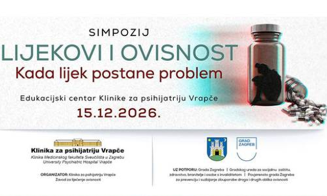 Simpozij lijekovi i ovisnost, Klinika za psihijatriju Vrapče