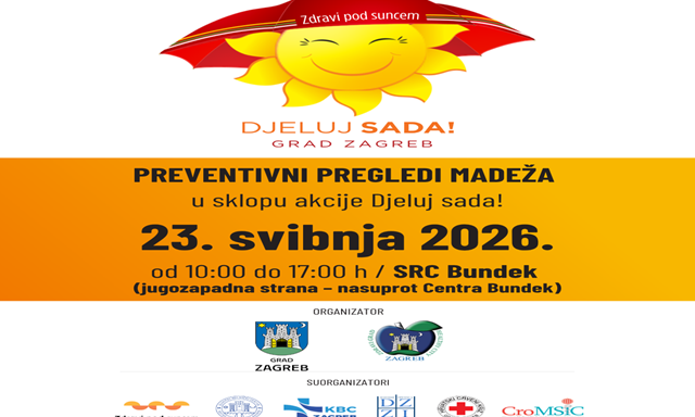 Najava akcije besplatnih pregleda madeža "Djeluj sada!"2026.