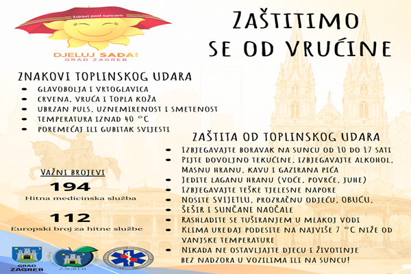 Preporučene mjere zaštite građana od vrućine