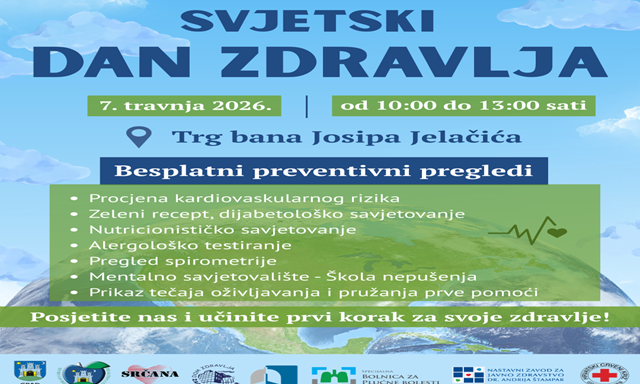 Svjetski dan zdravlja 2026. u Zagrebu